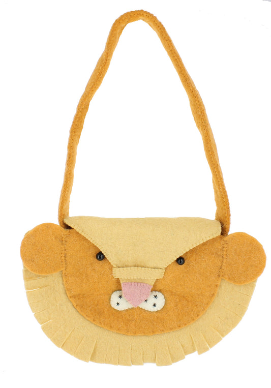 Lion Felt Handbag