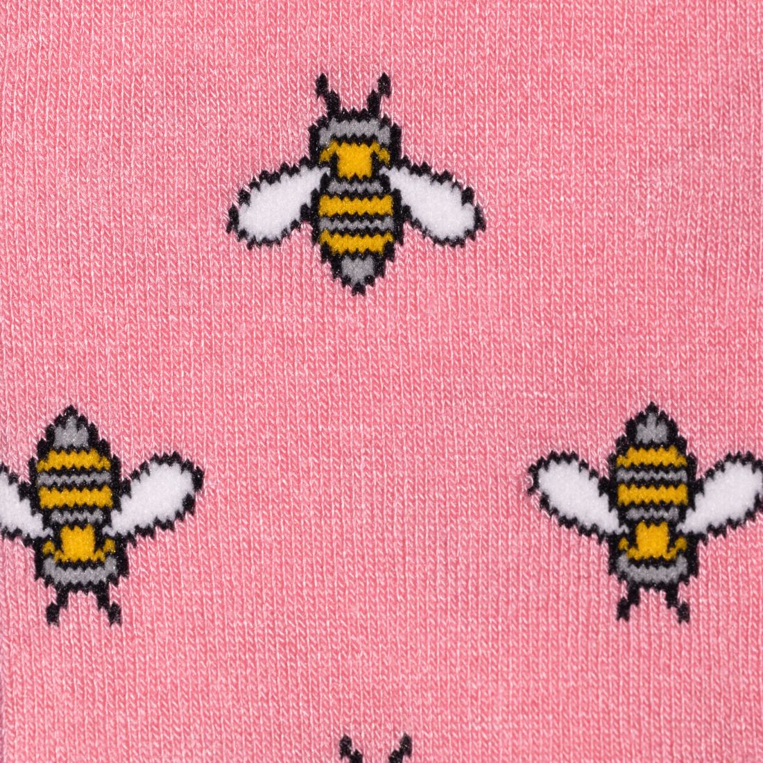 Pink Bumblebee Bamboo Socks