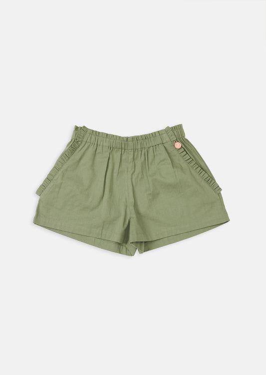 Girls Khaki Shorts