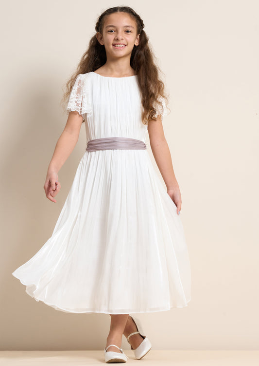 Flower Girl Dress Long Sleeve Lace