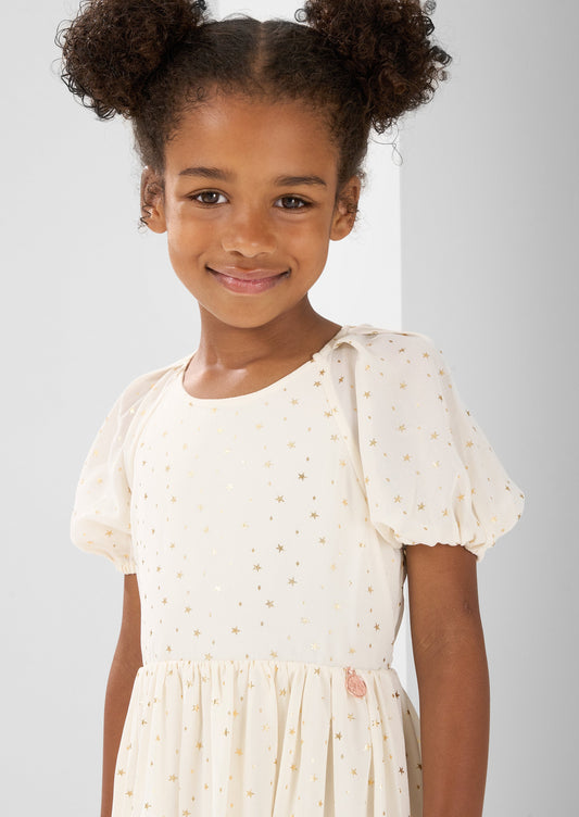 Girls Ivory Dress