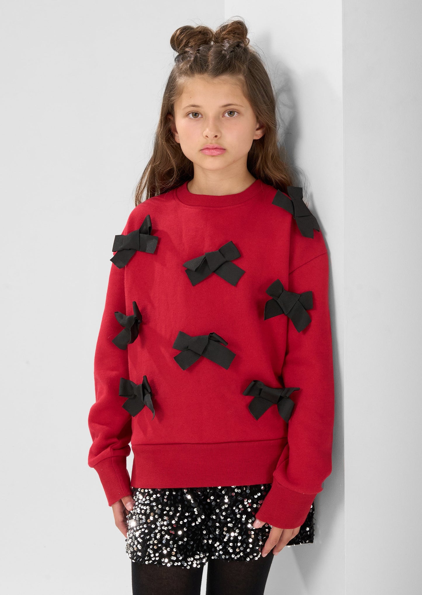 Girls Red Sweatshirt