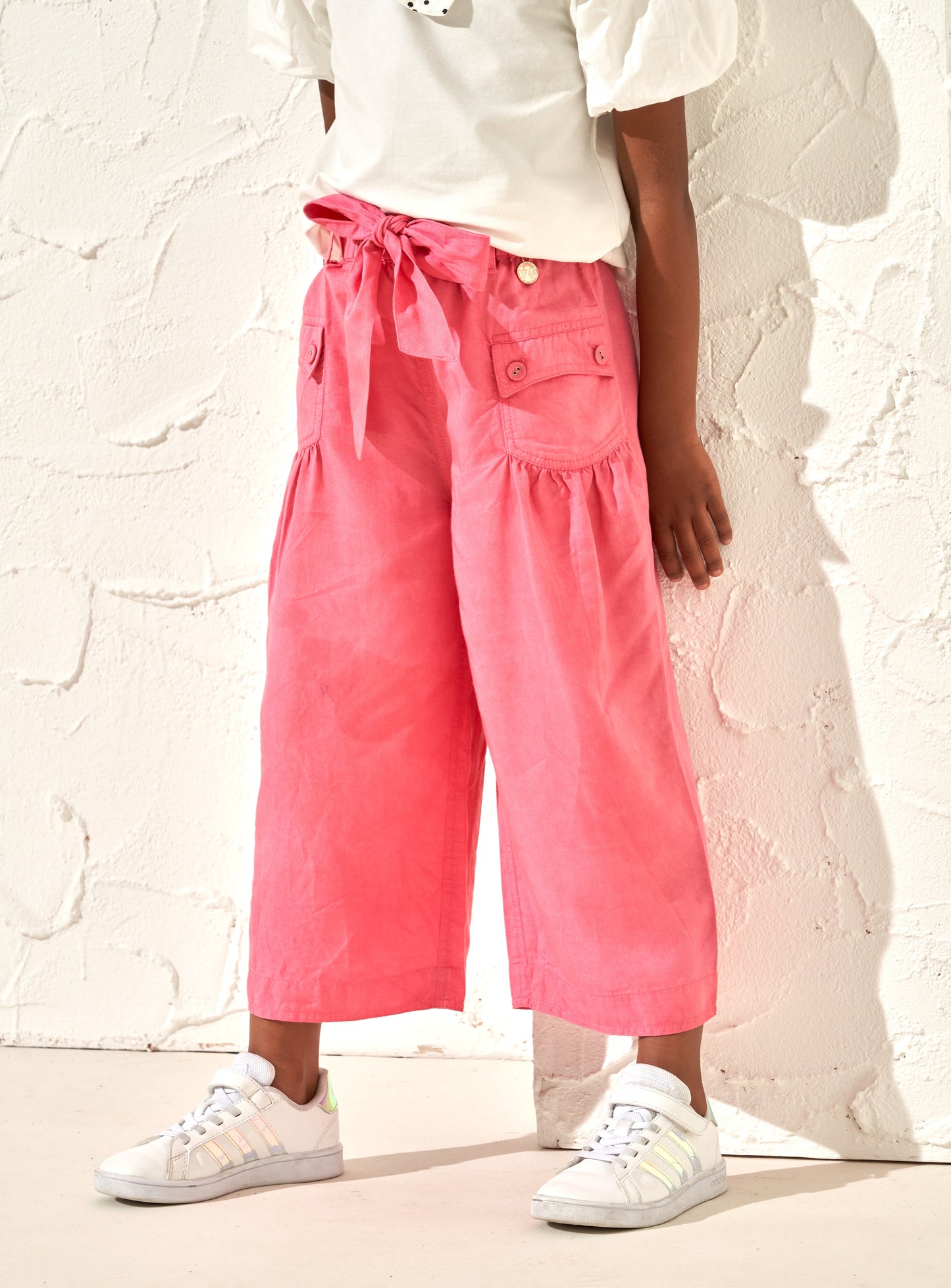 Girls Wide Leg Trousers