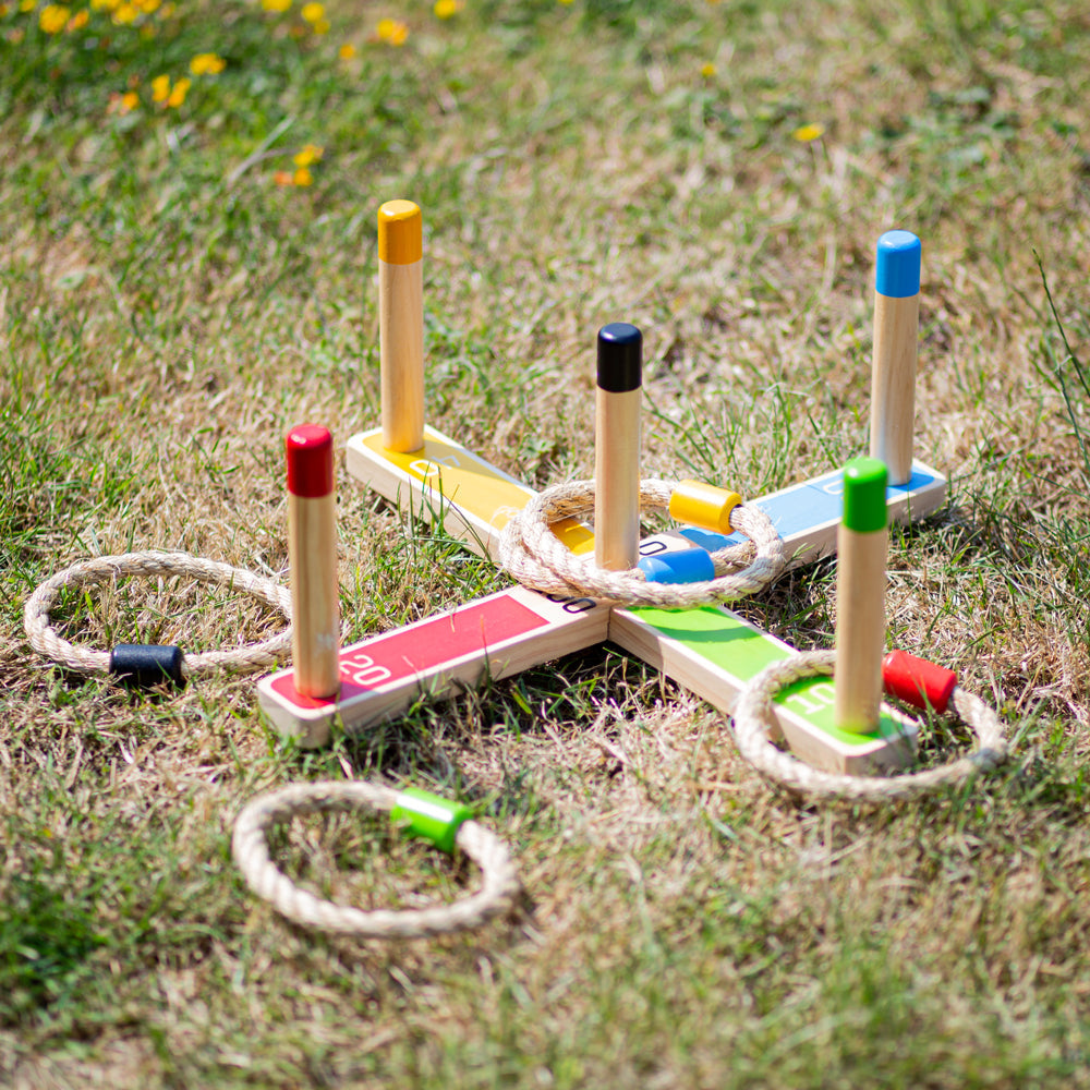 Wooden Quoits Game