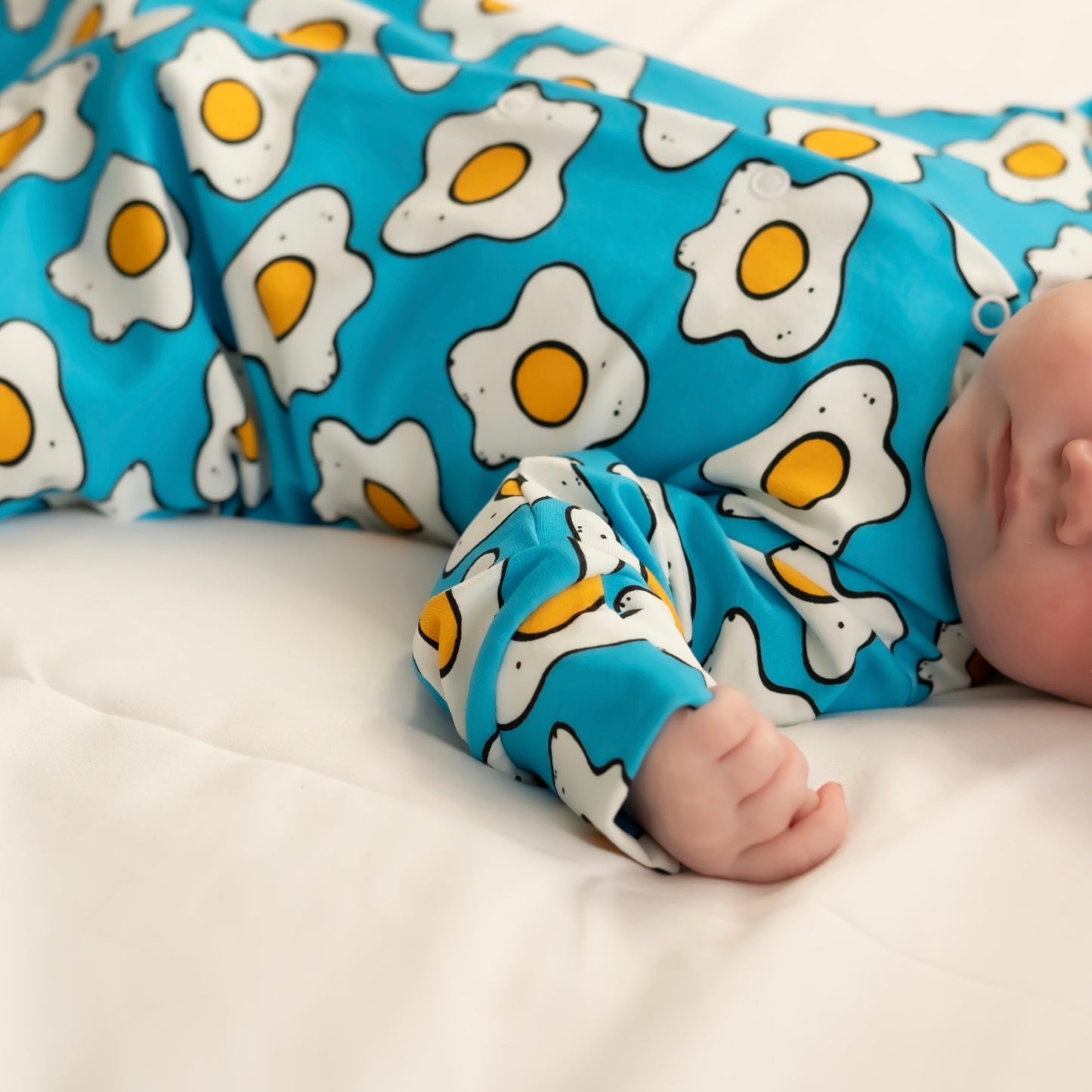 Eggies Print Cotton Sleepsuit