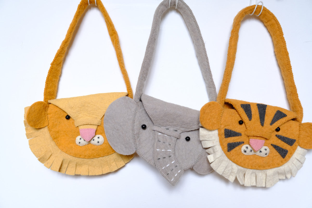 Elephant Felt Handbag