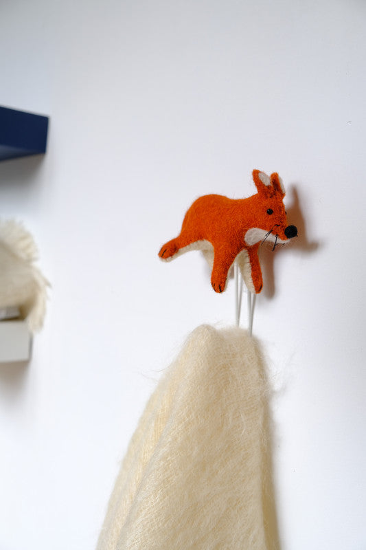 Animal Coat Hook - Fox