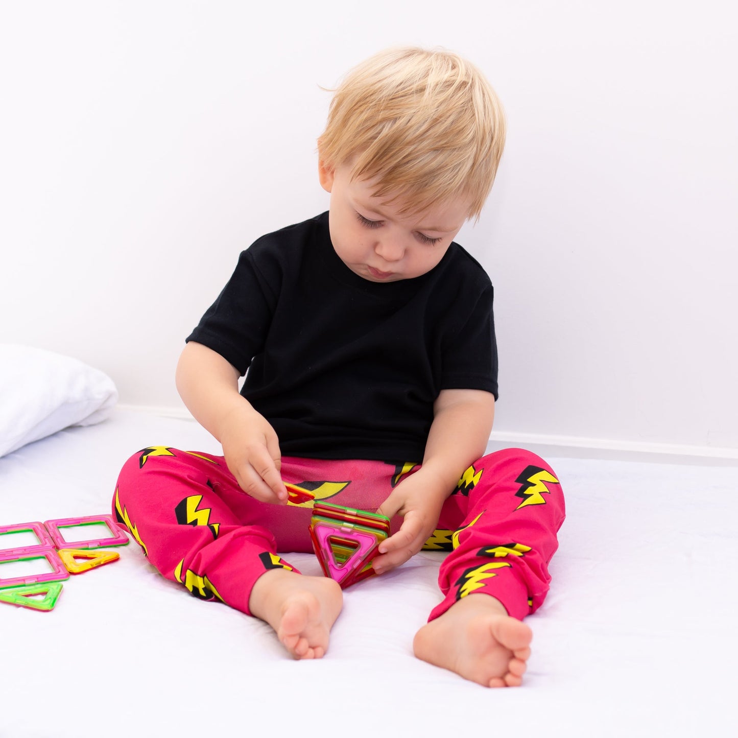 Pink Bolt Leggings