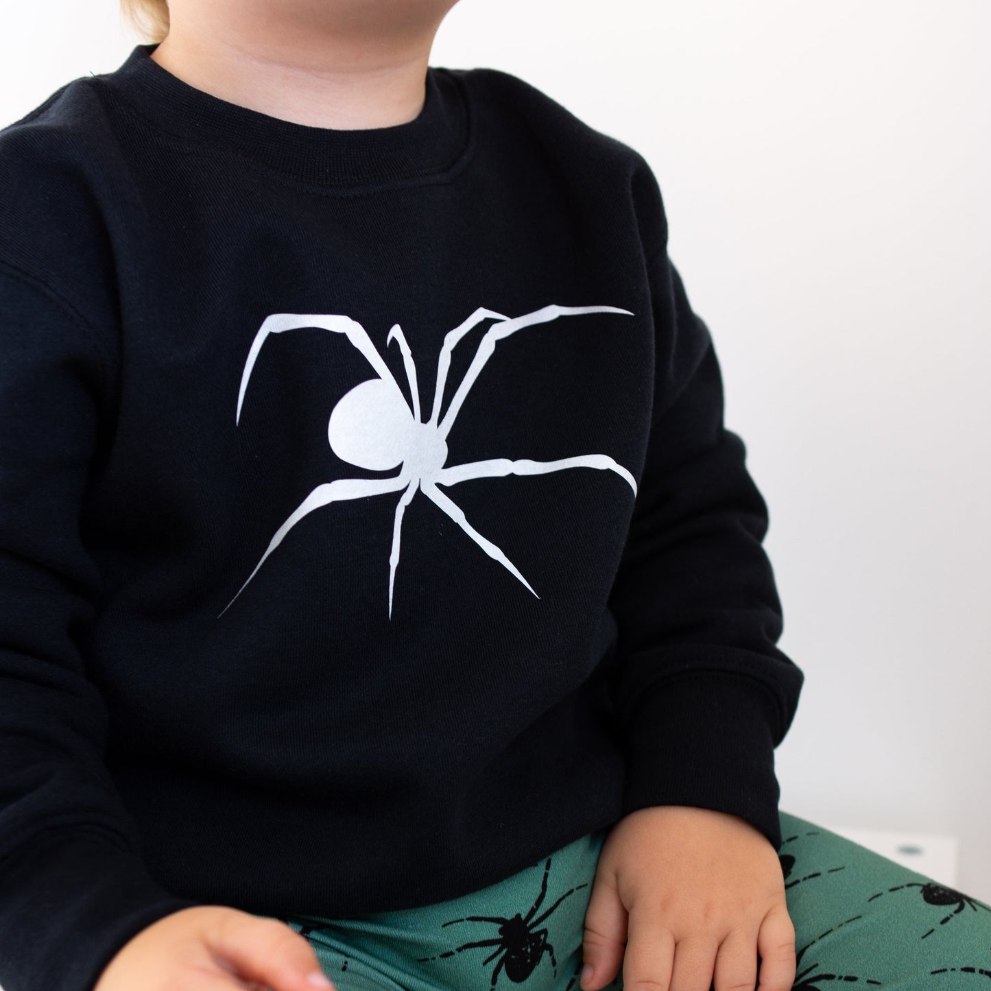 GLOW in the DARK Spider Sweater