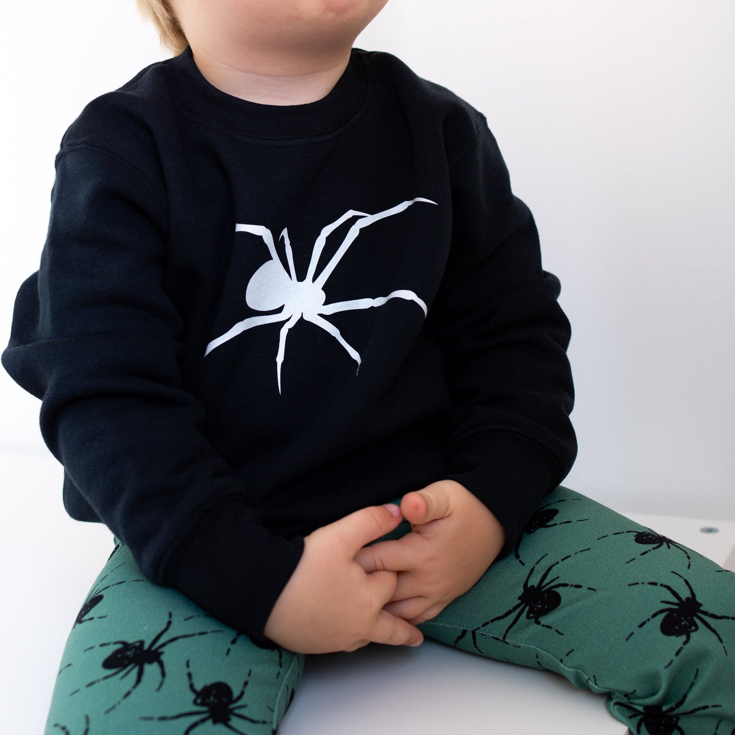 GLOW in the DARK Spider Sweater