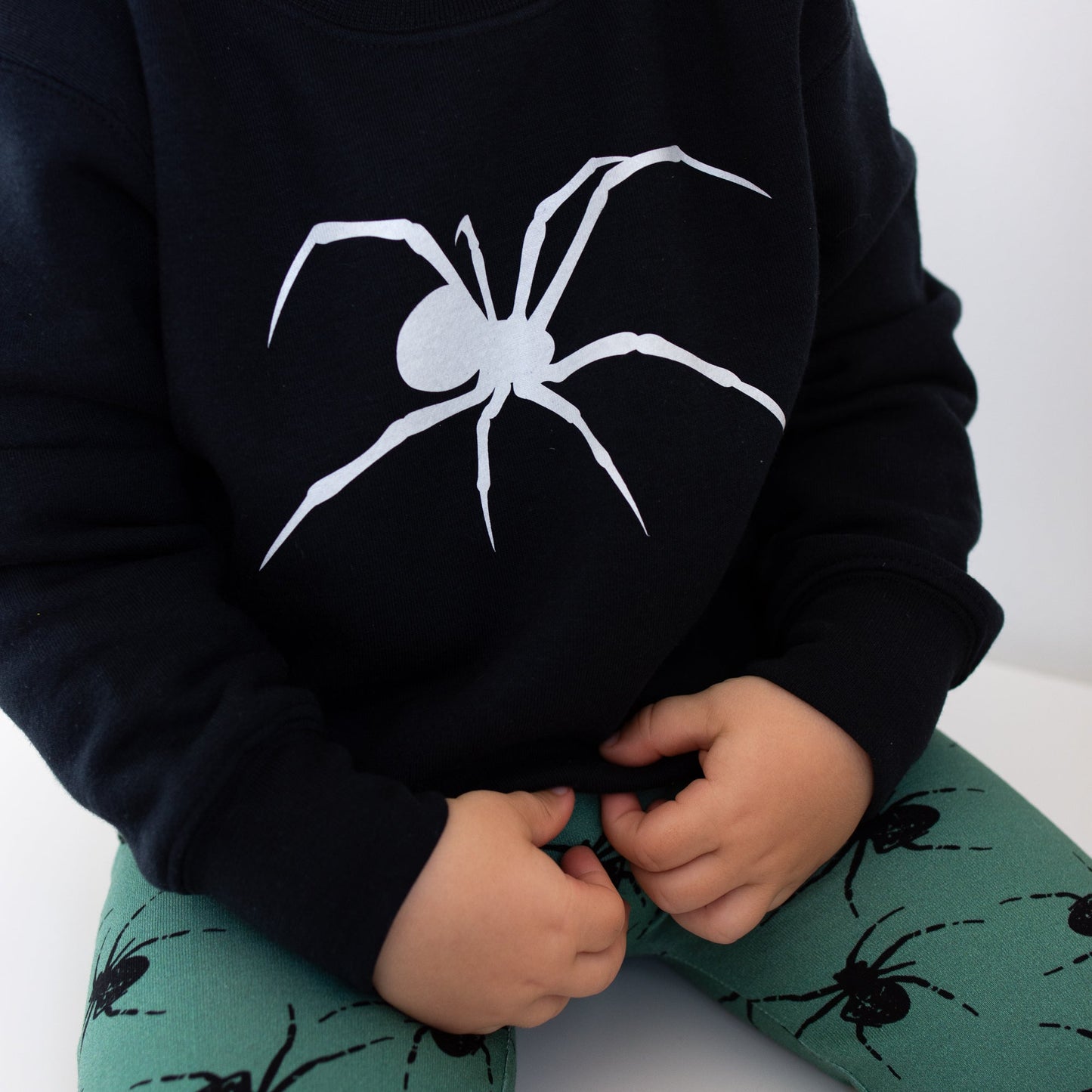 GLOW in the DARK Spider Sweater