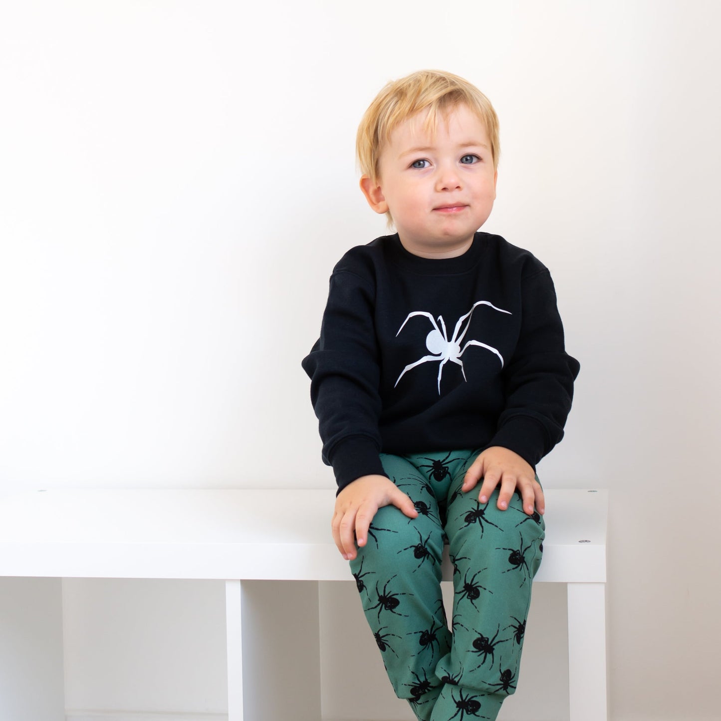 GLOW in the DARK Spider Sweater