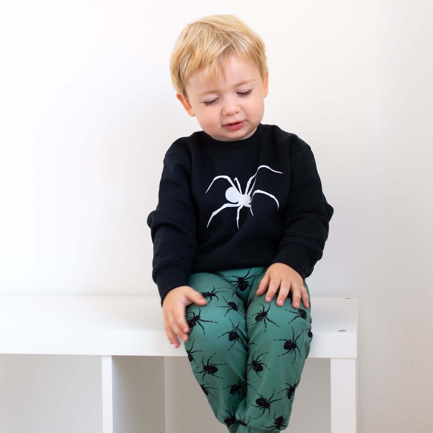 GLOW in the DARK Spider Sweater