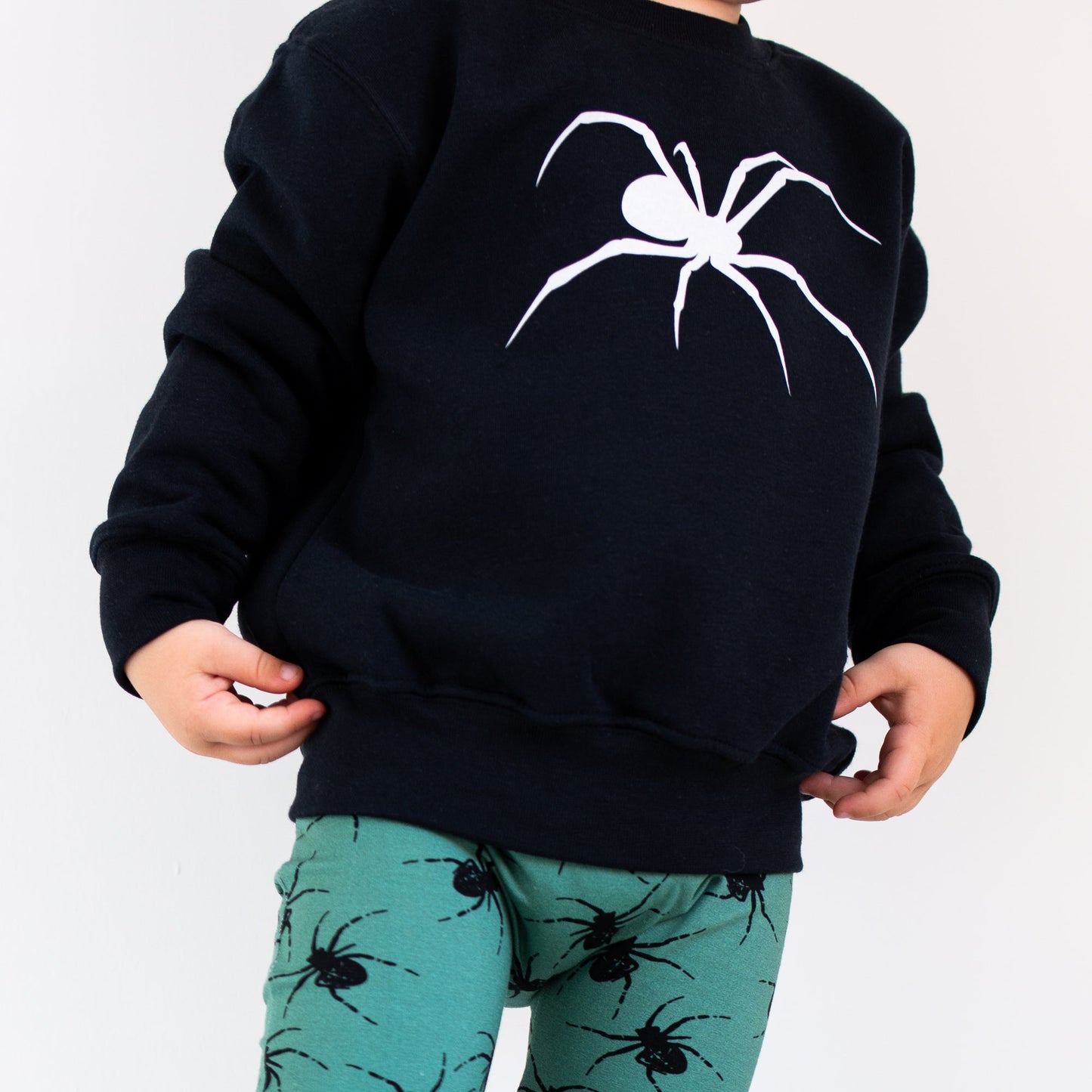 GLOW in the DARK Spider Sweater