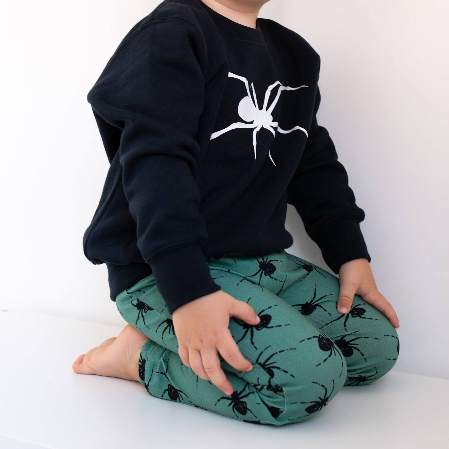 GLOW in the DARK Spider Sweater