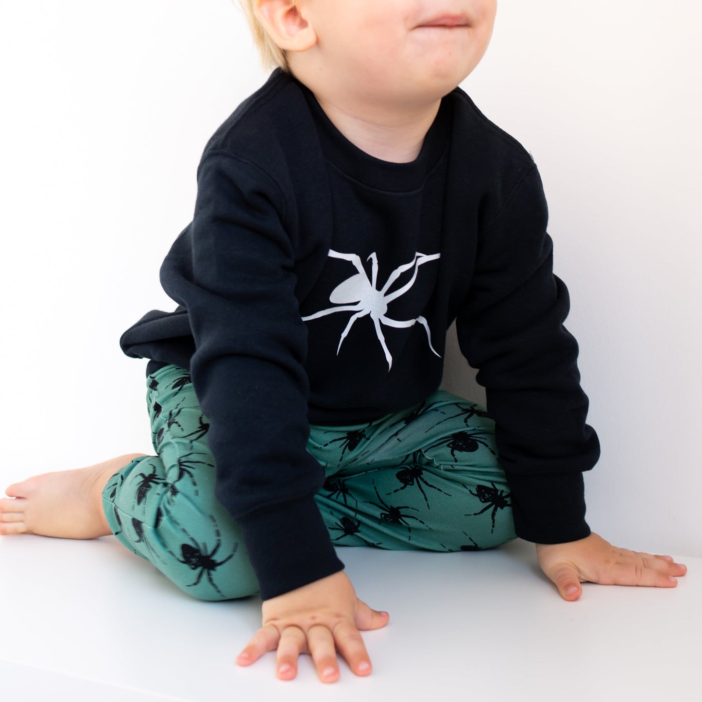 GLOW in the DARK Spider Sweater