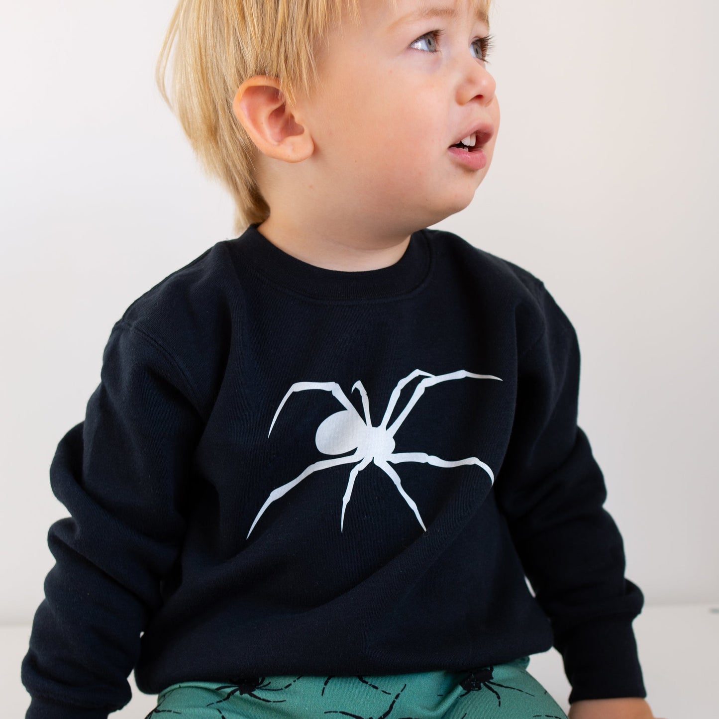 GLOW in the DARK Spider Sweater