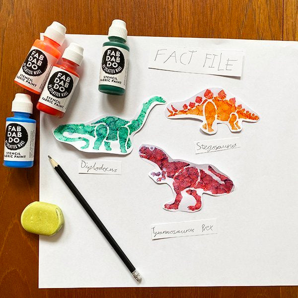 Dinosaur Kids T-Shirt Painting Craft Box