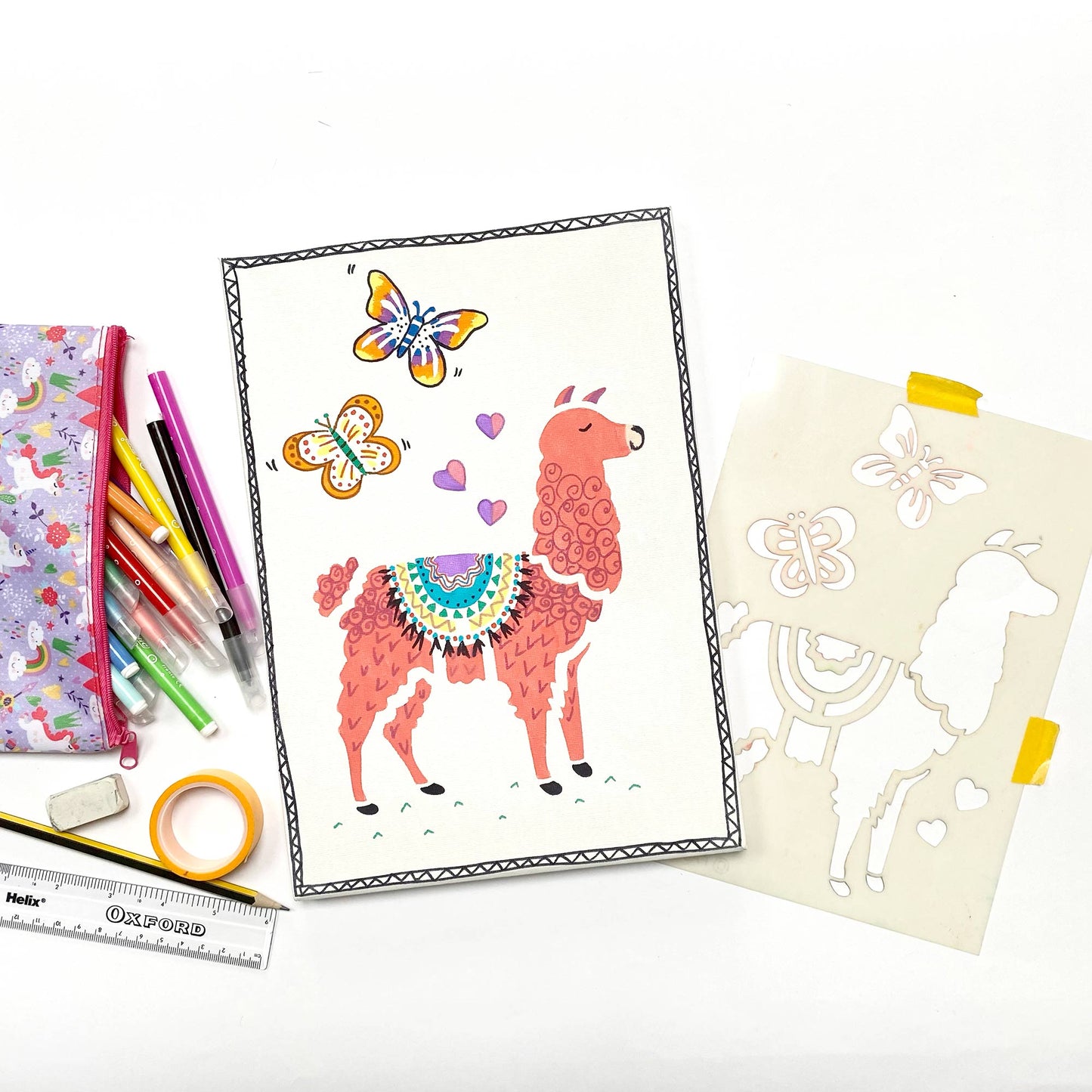 Llama – T-Shirt Painting Craft Box