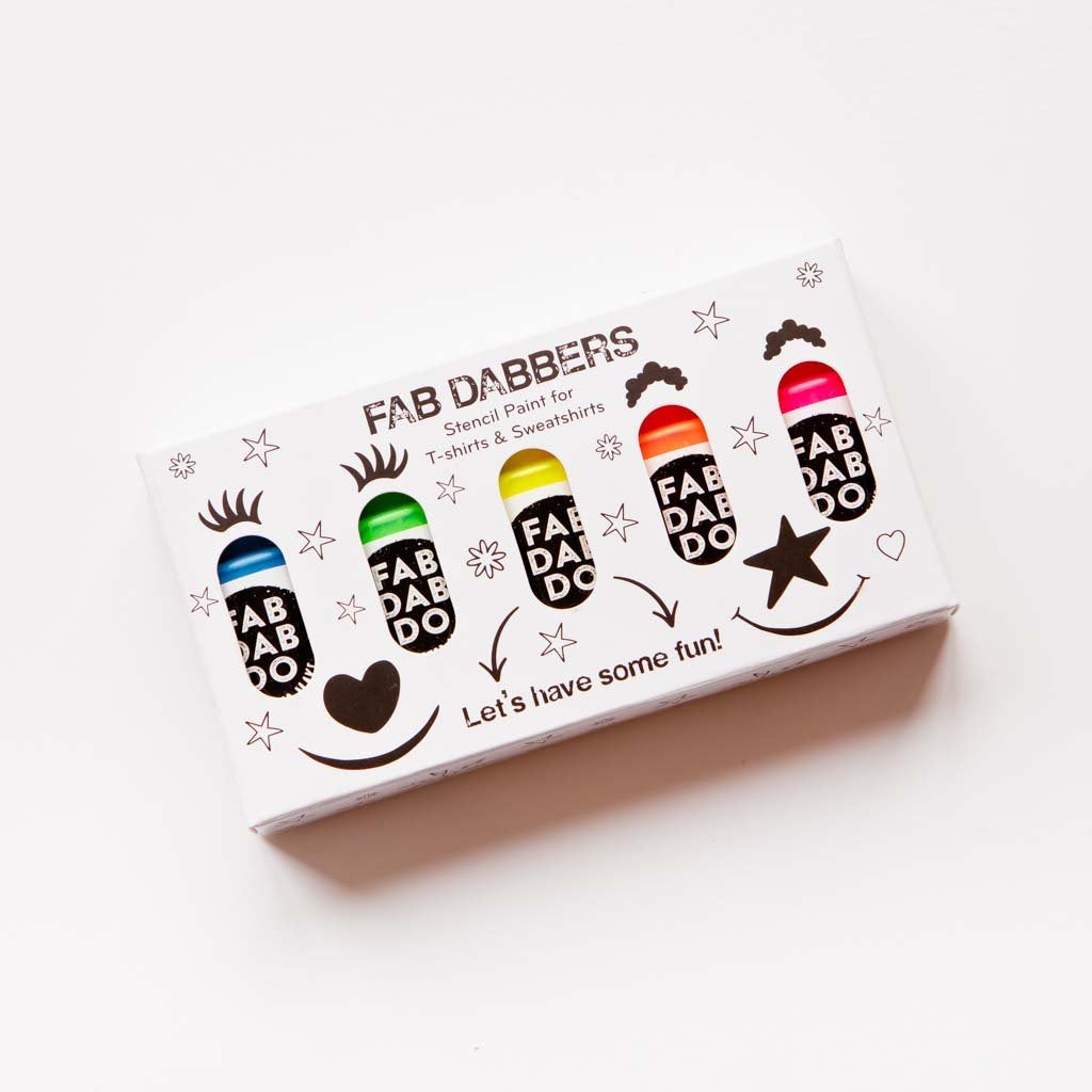 Fabric Paint Dabbers X 5 - Set 1