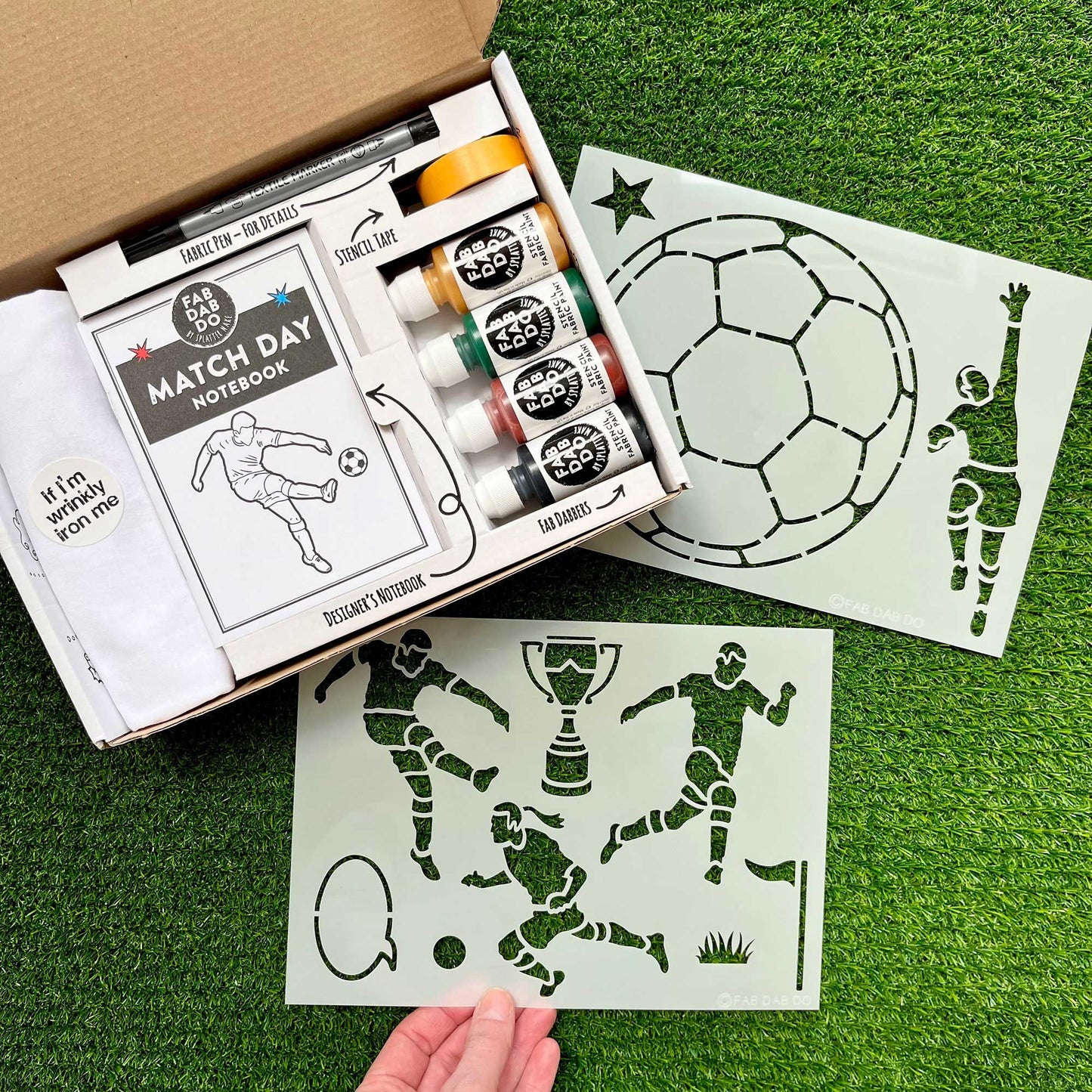 Original Football T-Shirt Painting Craft Box