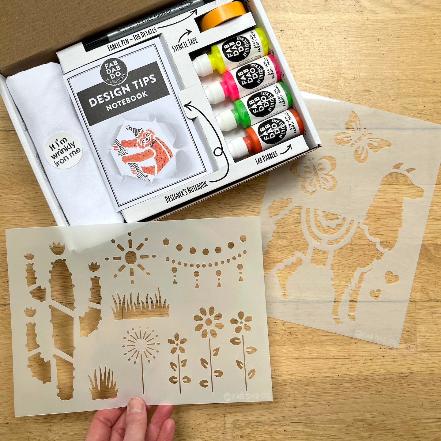 Llama – T-Shirt Painting Craft Box