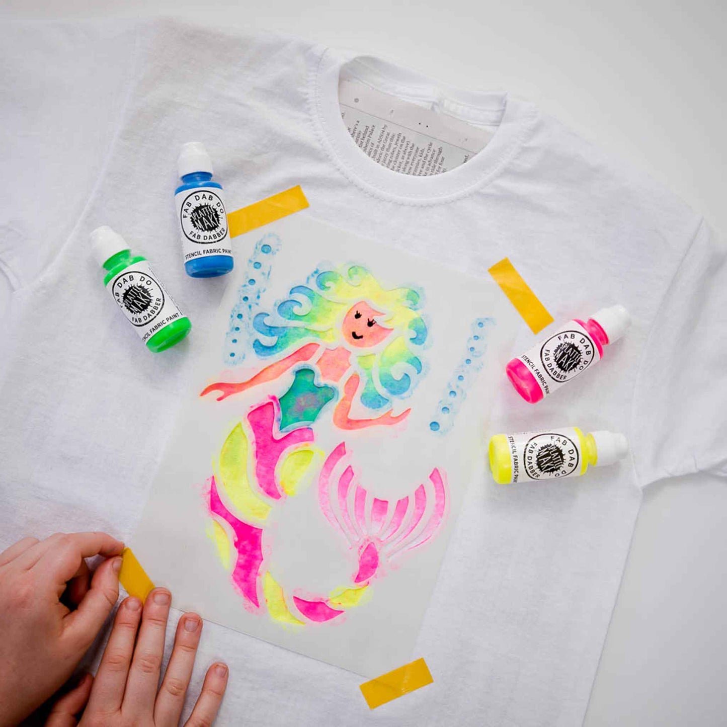 Mermaid – Kids T-Shirt Paint Craft Box