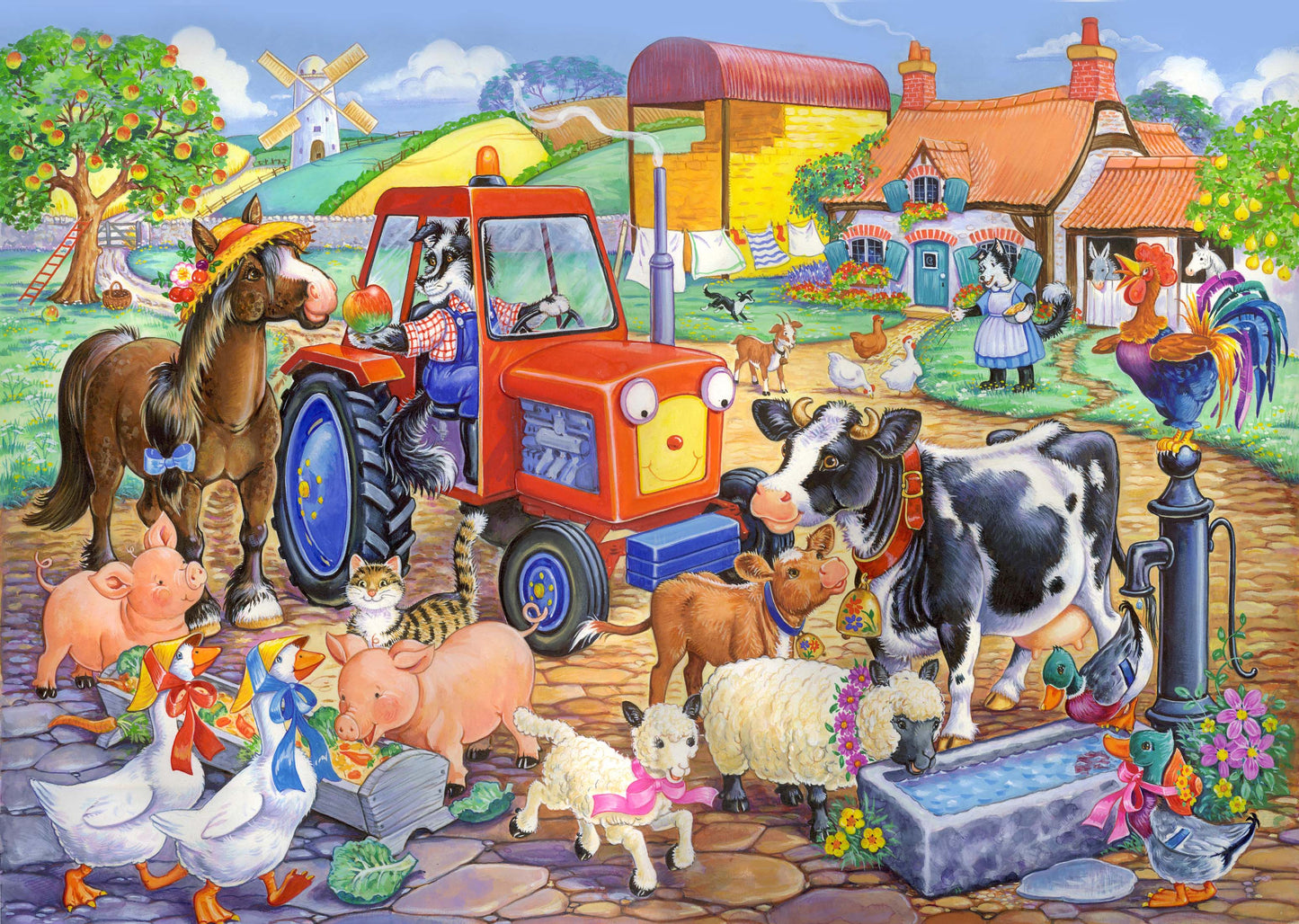 Farm Friends - 80 Piece Jigsaw Puzzle