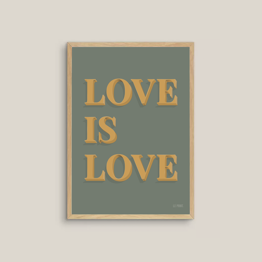 Love Is Love (Green/Yellow)