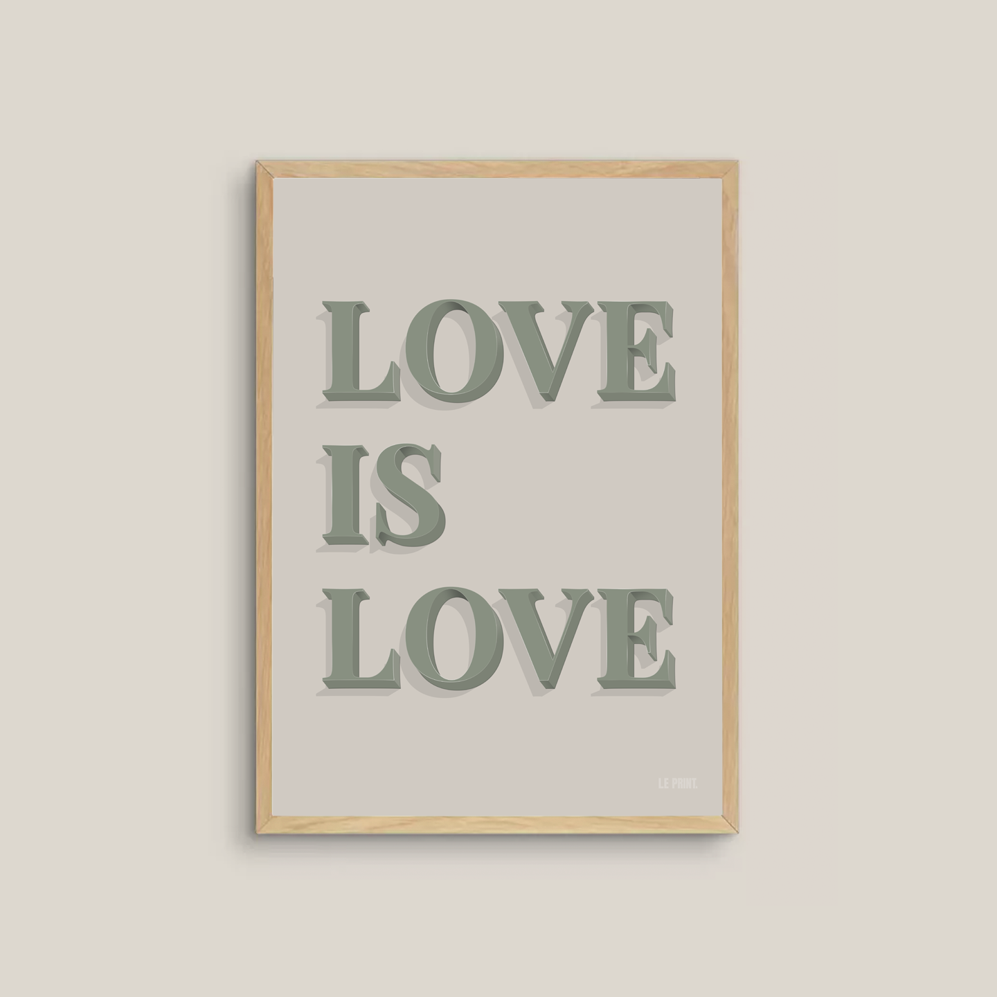 Love Is Love (Grey/Green)