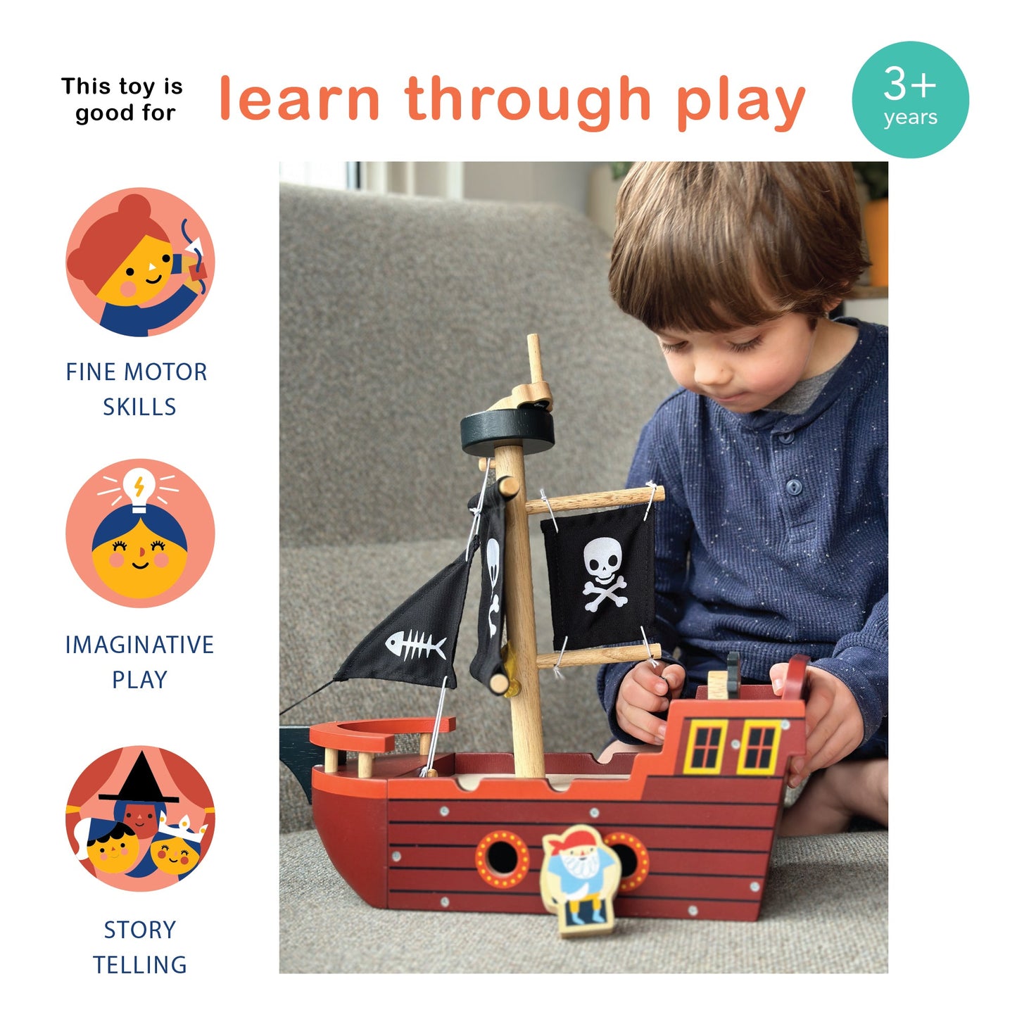 Fishbones Pirate Ship