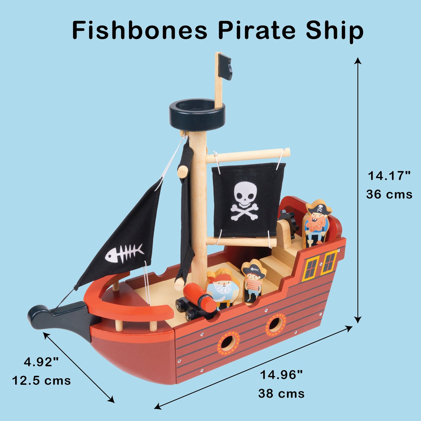 Fishbones Pirate Ship