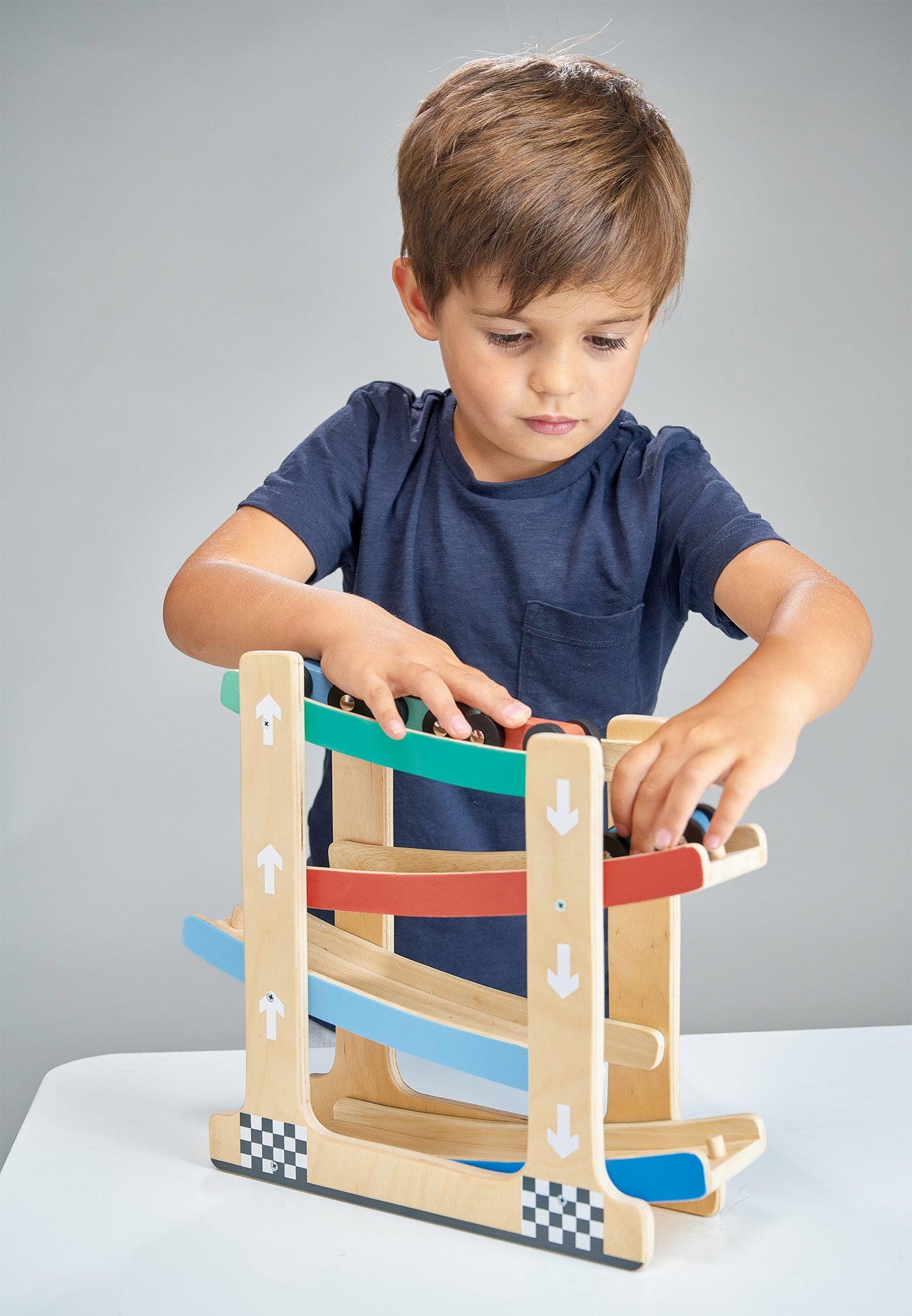 Wooden Ramp Racer Toy