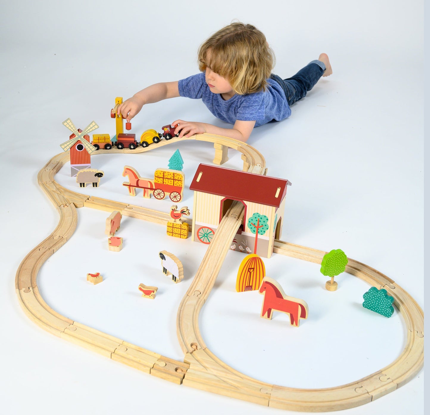 Farmyard Train Set