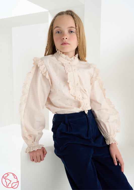 Girls Ivory Blouse | Girls