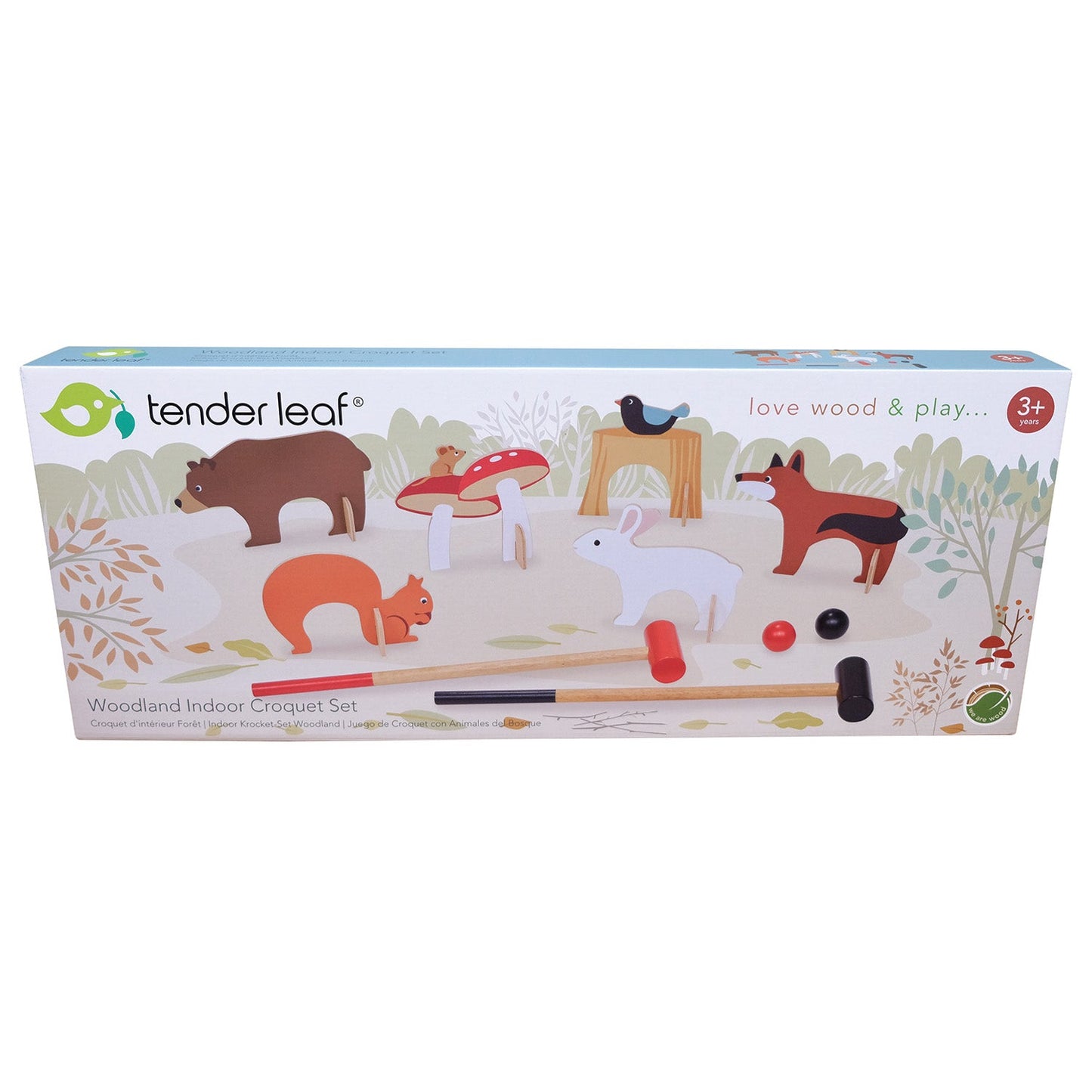 Woodland Indoor Croquet Set