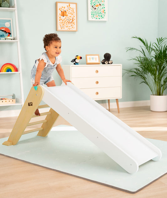 Indoor Wooden Folding Slide - Multi