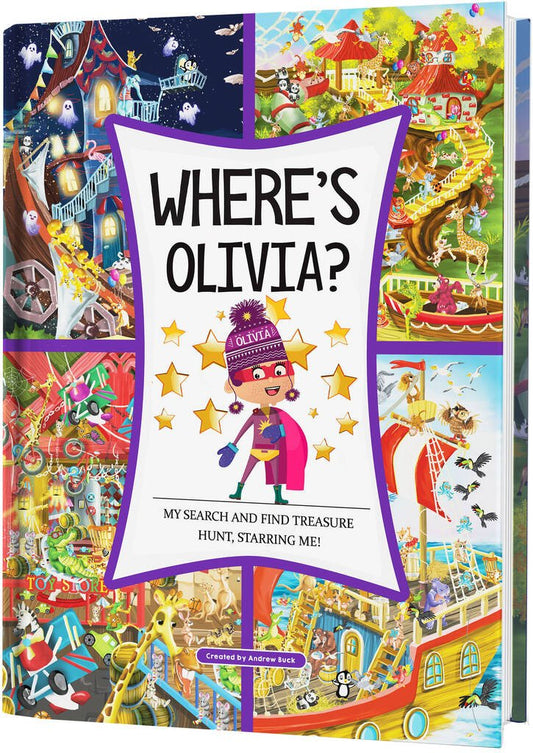 A Personalised Where Are You Hiding Book - Toys & Games > Toys > Educational Toys - The Present King