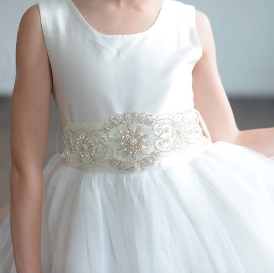 A Pure Silk Or Satin Flower Girl Dress - Clothing & Accessories - The Present King