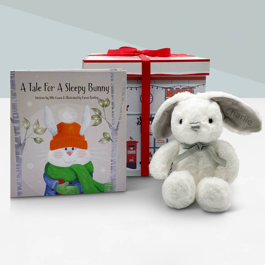 A Tale For A Sleepy Bunny Story With Personalised Bunny - Toys & Games - The Present King