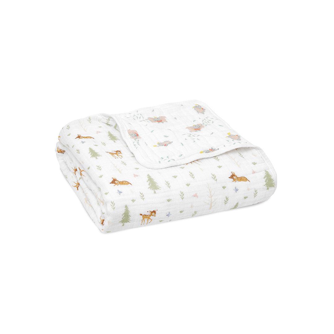 aden + anais essentials Cotton Muslin Blanket - Disney + Friends - Bambi Forest - Disney + Friends/Bambi Forest - Baby & Toddler > Baby & Toddler Clothing > Swaddling & Receiving Blankets - The Present King