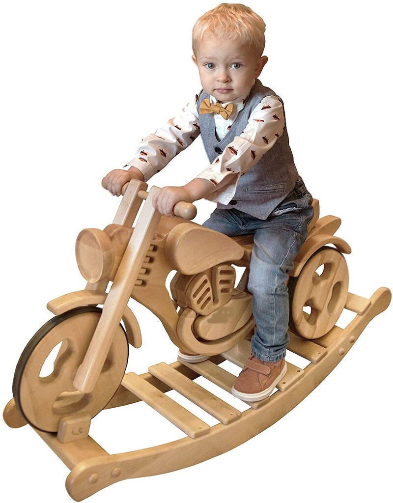 All Terrain Wooden Rocking And Ride On Bike - Toys & Games > Toys > Riding Toys > Rocking & Spring Riding Toys - The Present King