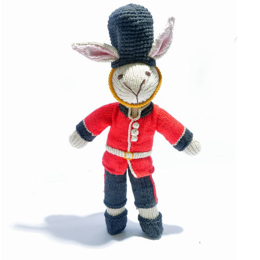 Animal Soft Toy In Changeable Soldier Outfit, Red - Toys & Games - The Present King