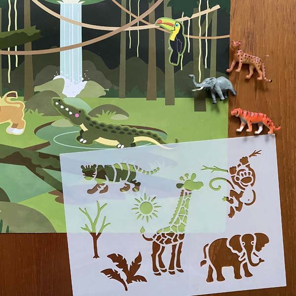 Animals in the Jungle T-Shirt Painting Craft Box - Toys & Games - The Present King