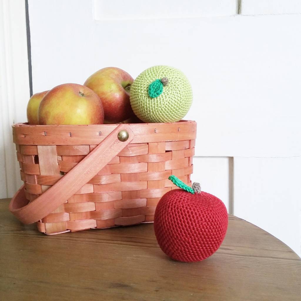 Apple Fruit Crochet Cotton Soft Toy, Multiple Choices Available - Toys & Games - The Present King