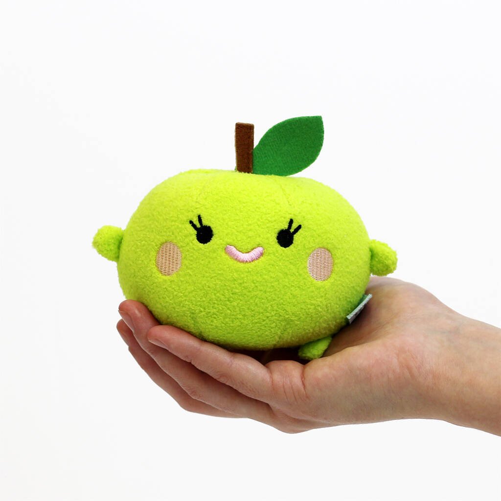 Apple Soft Plush Toy, Green - Toys & Games - The Present King