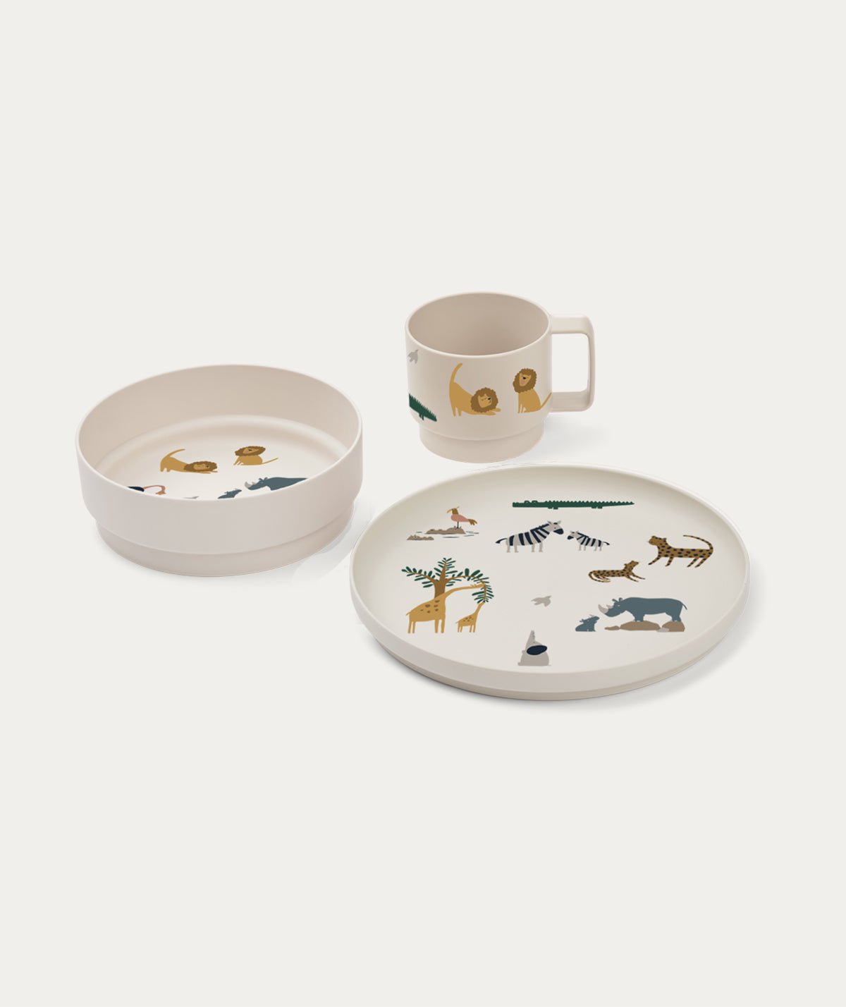 Archi Tableware Set - All together / Sandy - Toys & Games > Toy Kitchen & Play Food > Toy Tableware - The Present King