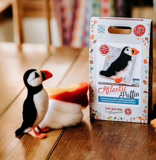 Atlantic Puffin Needle Felting Craft Kit - Toys & Games - The Present King