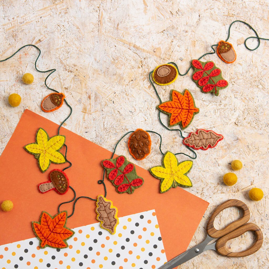 Autumn Garland Felt Craft Kit - Toys & Games - The Present King