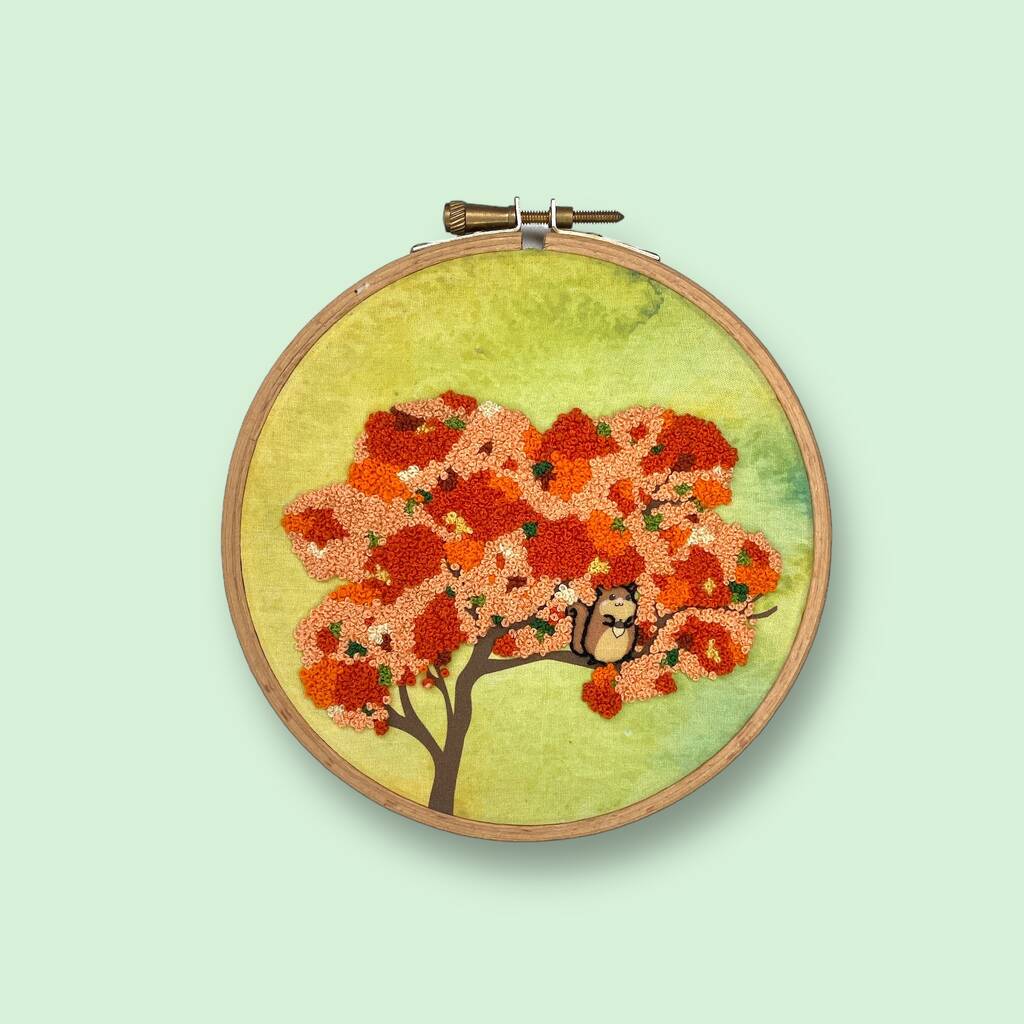 Autumn Tree Embroidery Kit - Toys & Games - The Present King